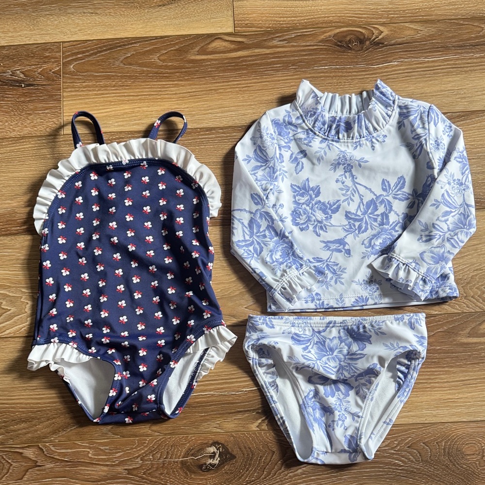 Janie and Jack swimsuit bundle 12-18 months